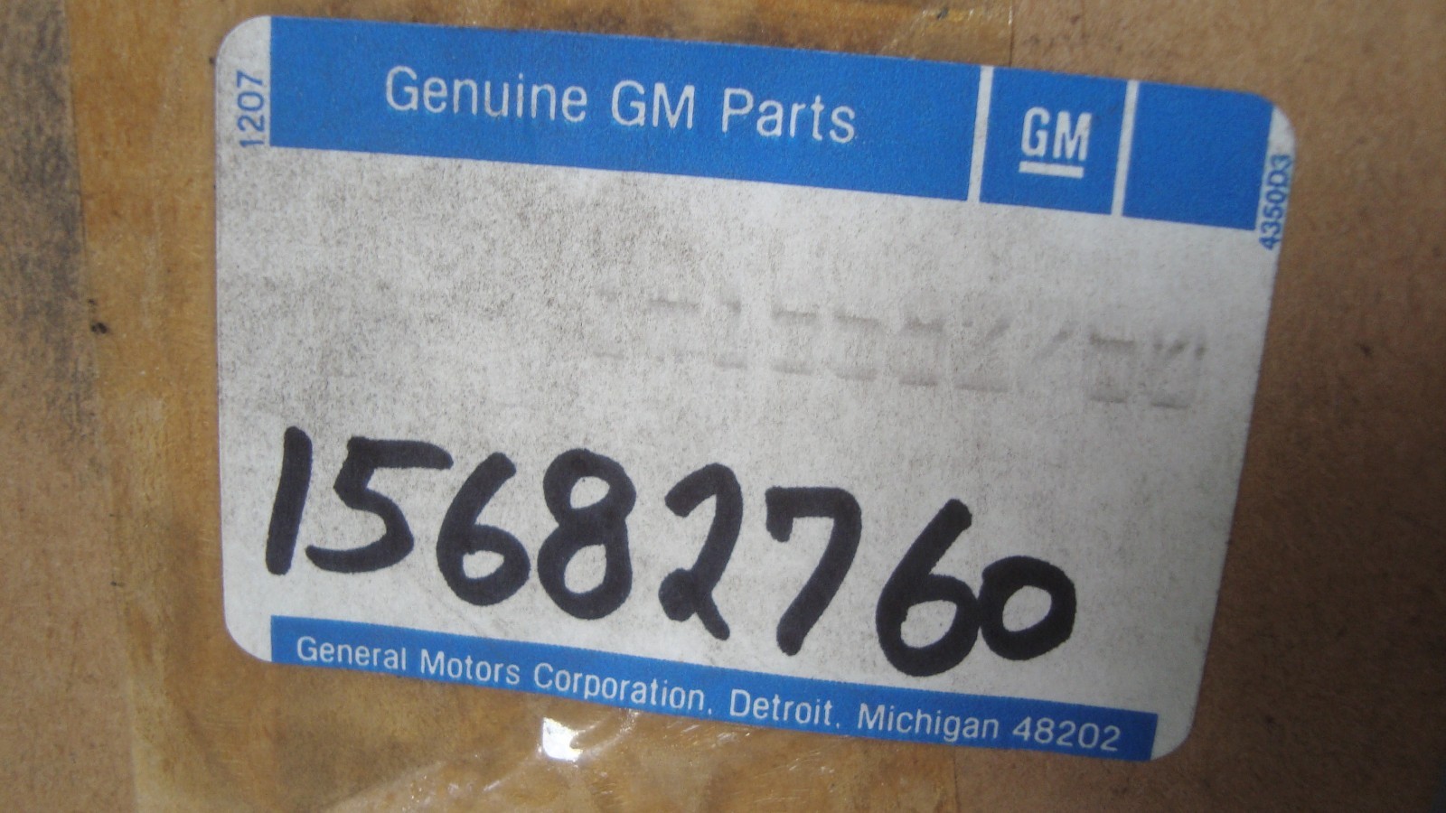 GM NOS stripe decal Chevrolet S10 Right 52″ front door Gray 15682760 E4