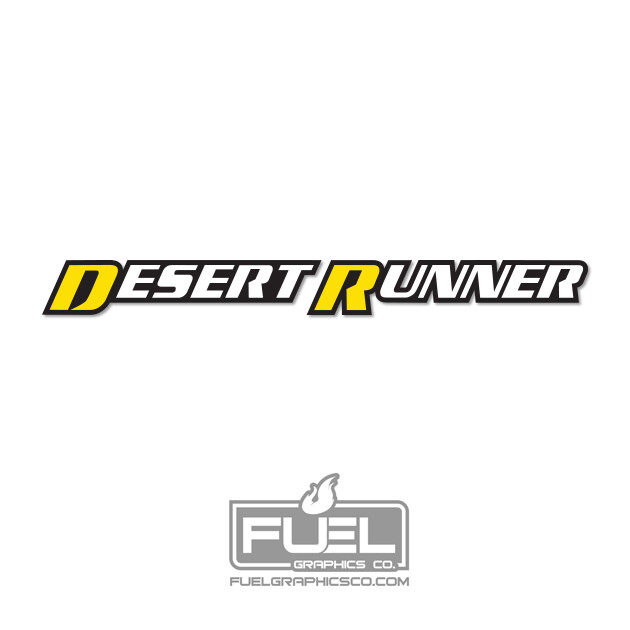 For Nissan Frontier Desert Runner Premium Vinyl Decal Tailgate – 16″ x 2″ tall