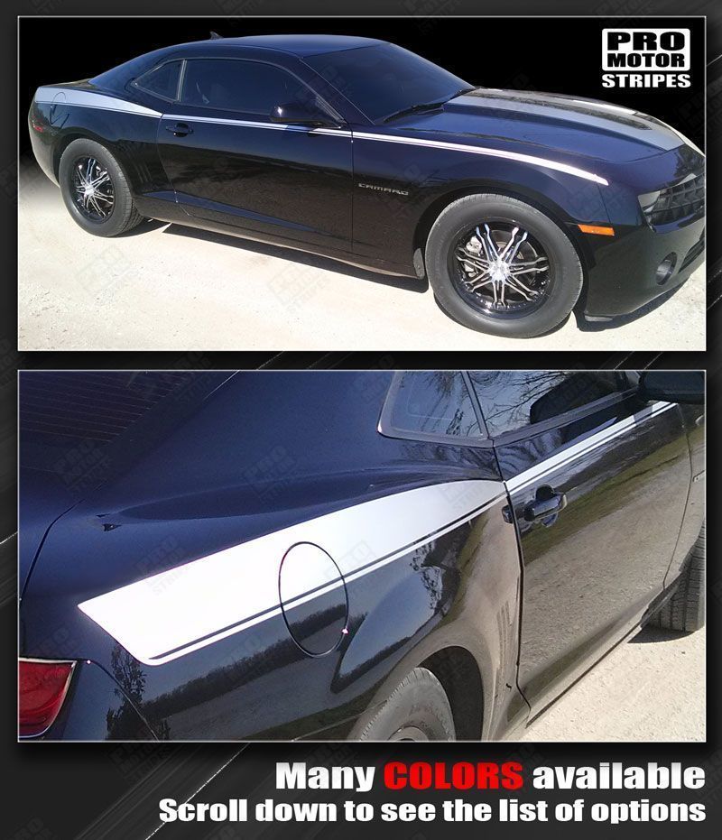 Chevrolet Camaro Legacy Side Accent Sport Decal Stripes 2010 2011 2012 2013