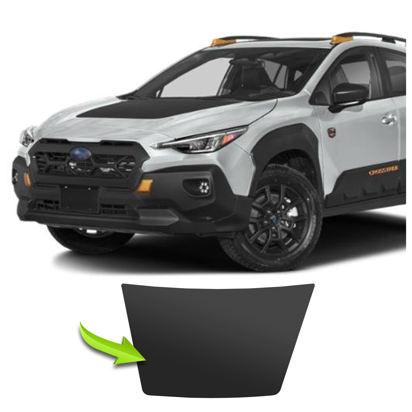 Hood Blackout Racing Stripe Decal Fit Subaru Crosstrek 2007-2011 2025 Wilderness