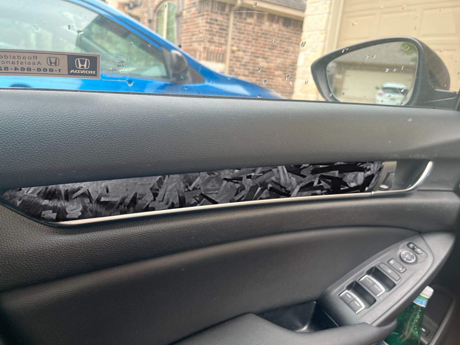 12″x60″ PET Liner Matte Black Forged Carbon Fiber Car Vinyl Wrap 1ft x 5ft