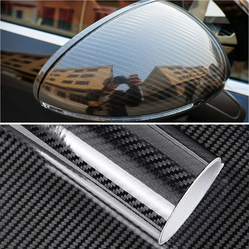 4D Carbon Fiber Gray Texture Matte Vinyl Car Wrap Sticker Decal Film Sheet DIY