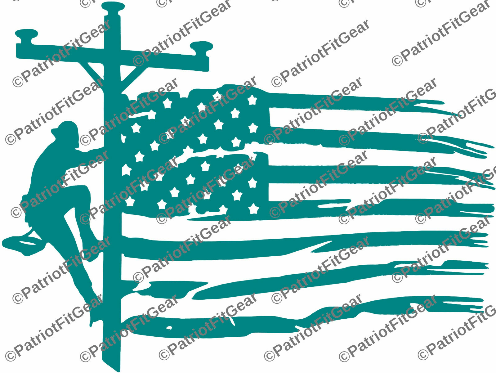 Lineman life,Line Work,Lineman,Got Power Thank A Lineman,Flag,vinyl decal