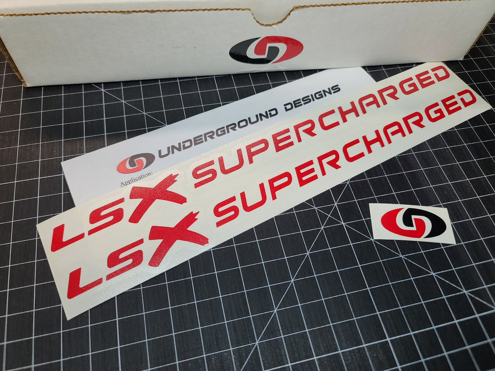 LSX Supercharged Decals (2pk) Hood Window Blower Stickers LS1 LS6 LS2 LS3 LS7