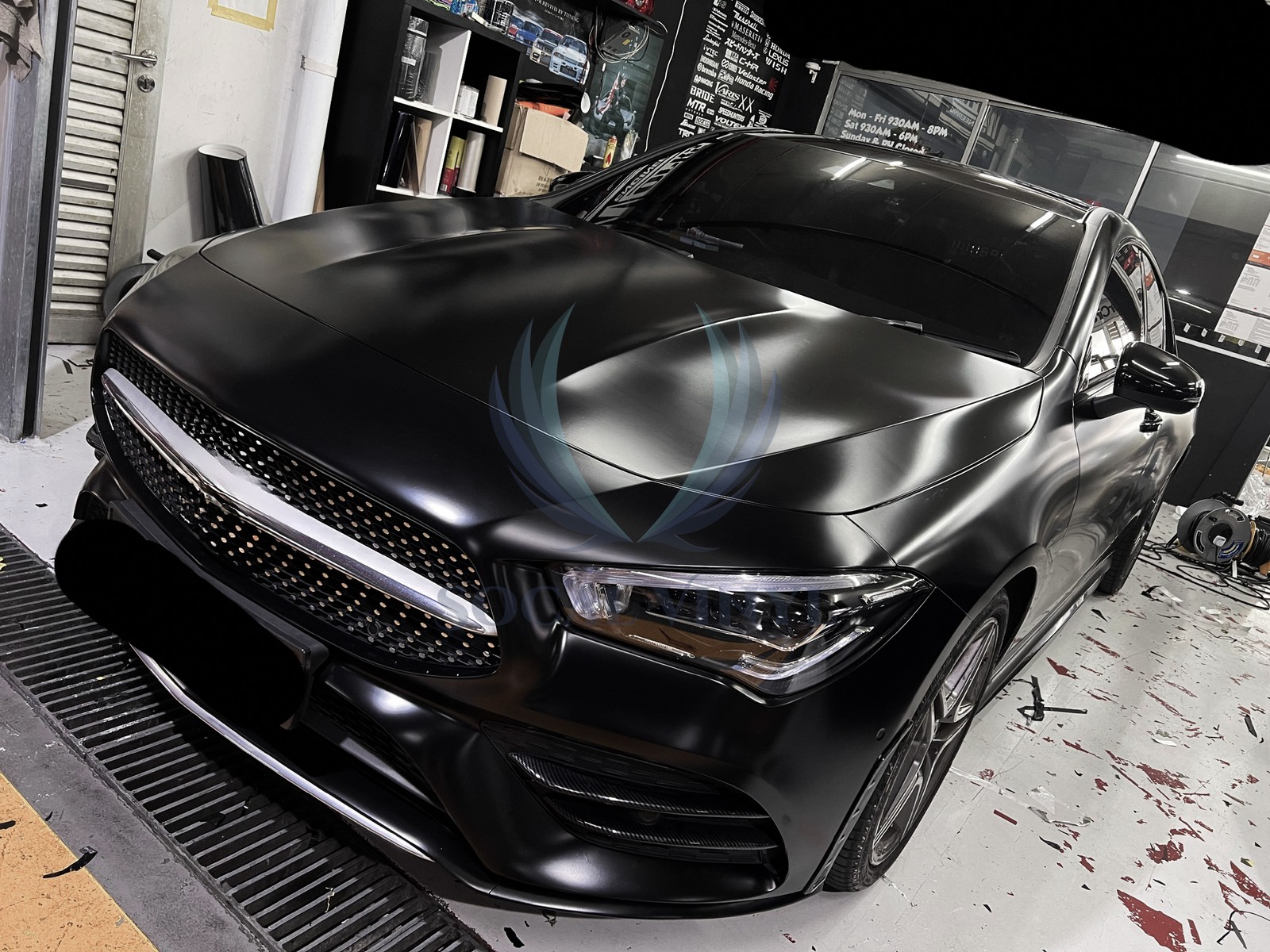 Premium Satin Black Matte Flat Vinyl Wrap Sticker Film DIY Decal Bubble Free