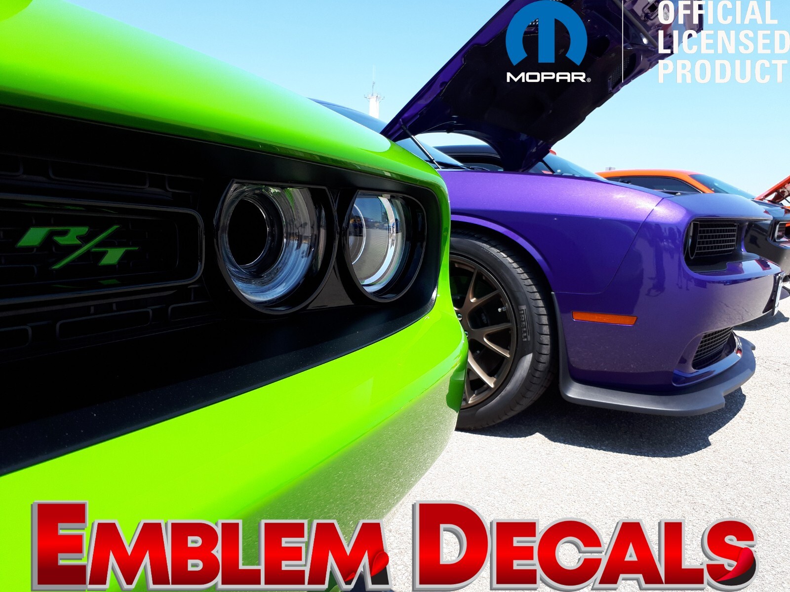 Dodge Challenger R/T Grill Decal 15 16 2017 2018 2019 2020 2021 2022 2023