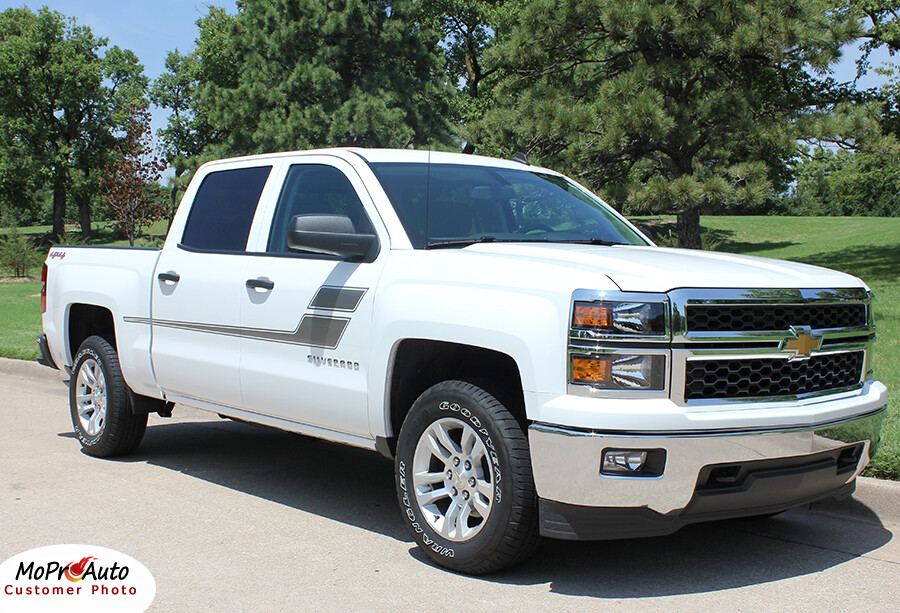 2000-2018 GMC Sierra Speed XL 3M Pro Vinyl Side Door Stripes Decals Graphics