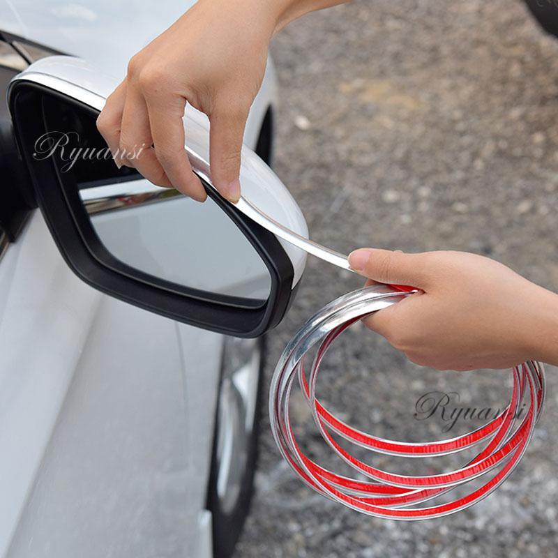 1M Chrome Trim Molding Strip Car Door Window Bumper Side Trime Mirror Protector