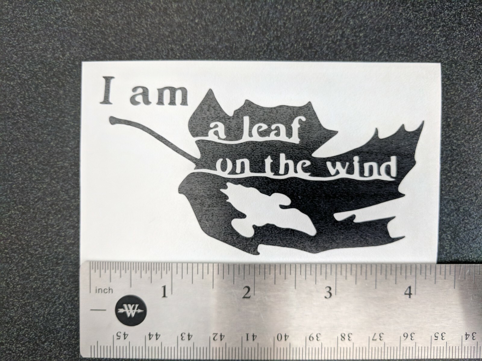 Firefly Inspired Quotes Decal 4Pack: I am a leaf on the wind, I aim to misbehave