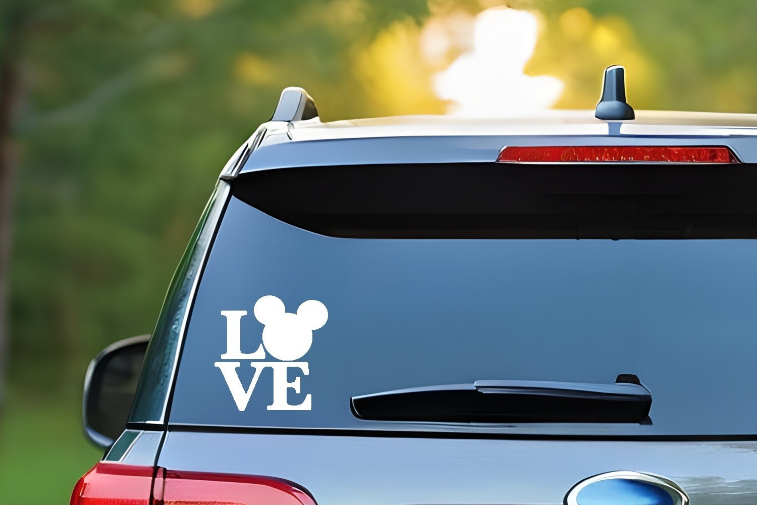 Mickey Minnie Love Disney Vinyl Window Decal **YOU PICK** Size By Width