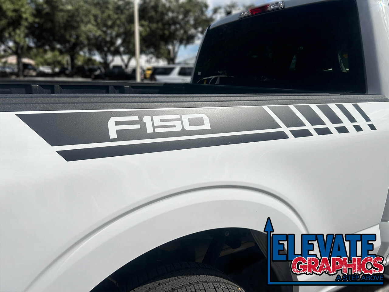 For Ford F-150 Stripes Side Flow Graphics Vinyl 3M Decals Stickers 2009-2024