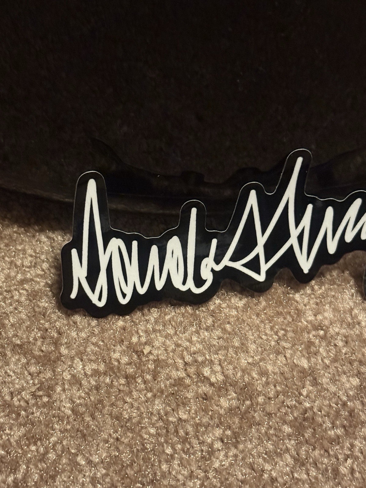 President Donald J. Trump Signature Vinyl Decal Sticker Autograph 4” USA