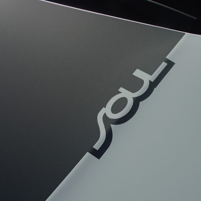 Original Hood & Rear Side Stripe Vinyl Graphic Decal for Kia Soul by MoProAuto