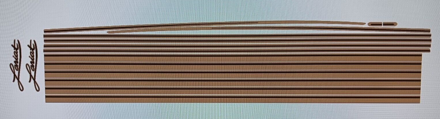 CUSTOM Lariat Stripe Kit fits 2001-2003 F150 Extended or Crew Cab Upper/Lower