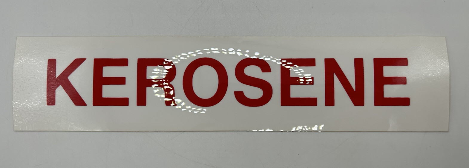 4x KEROSENE Vinyl Decals Label Emblems Stickers