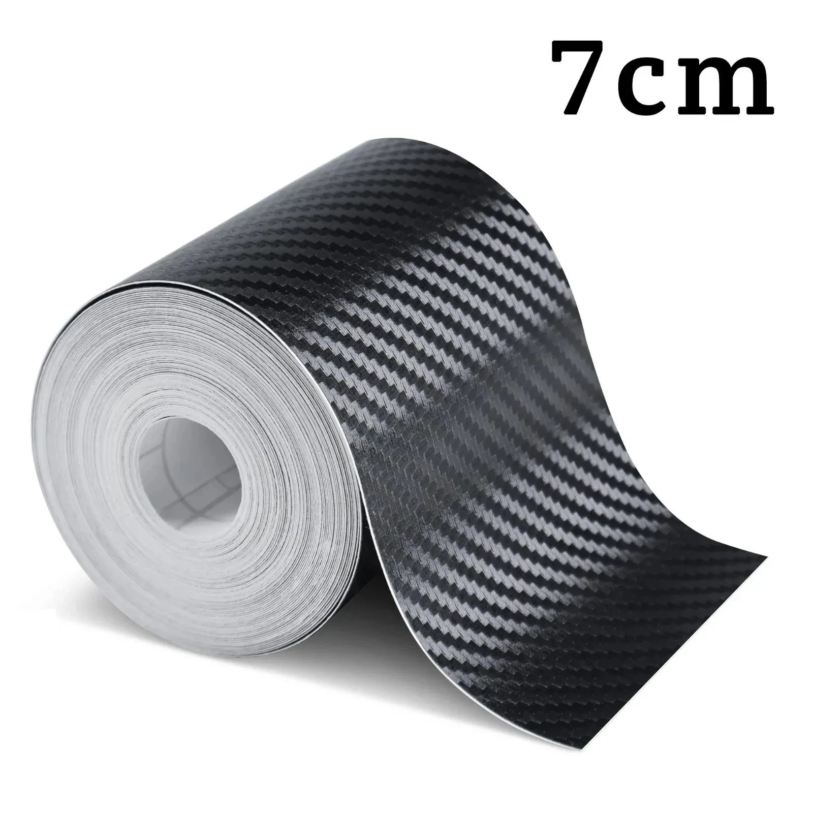 Nano Carbon Fiber Car Protector Strip Anti-Scratch Door Sill Mirror Film Tape