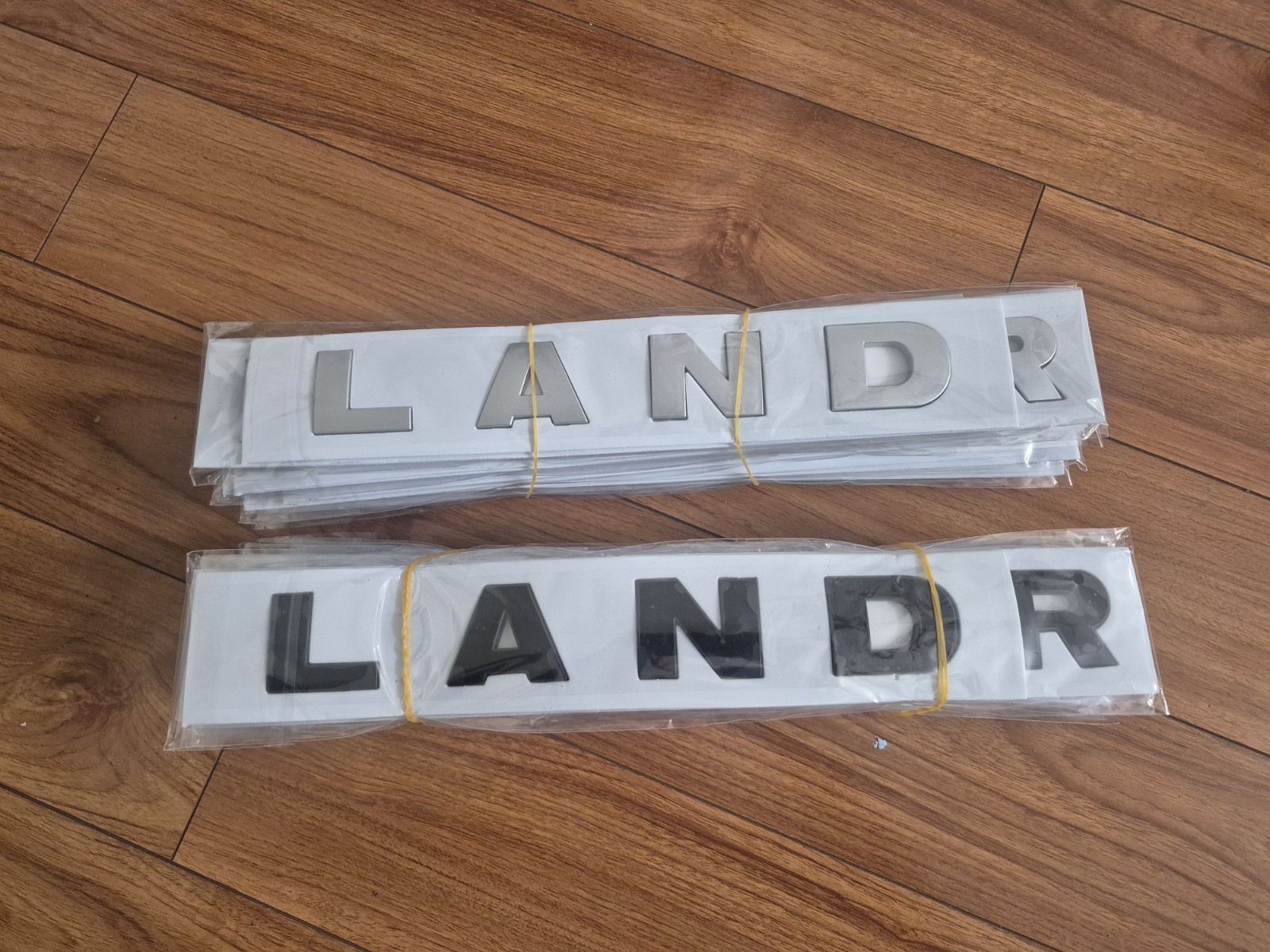 Front Hood Range /Land Rover Plate Lettering Black or Silver Finish New