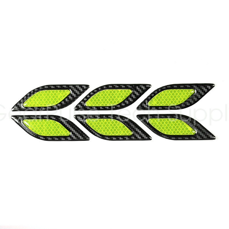 Car Door Bumper Truck Wheel Handle Sticker Reflective Tape Safety Warning Decal