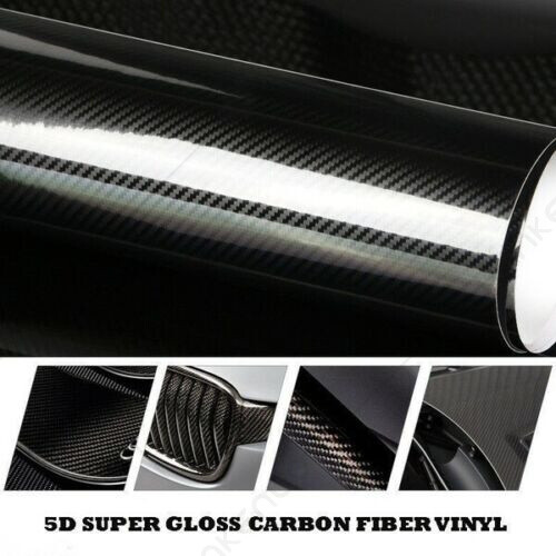 Waterproof Carbon Fiber Vinyl Car Wrap Sheet Roll Film DIY Sticker Decal Paper