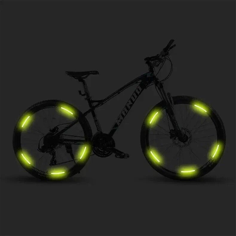 20X Reflective Sticker Strip Decal Wheel Hub Rim Stripe Tape Car Accessories