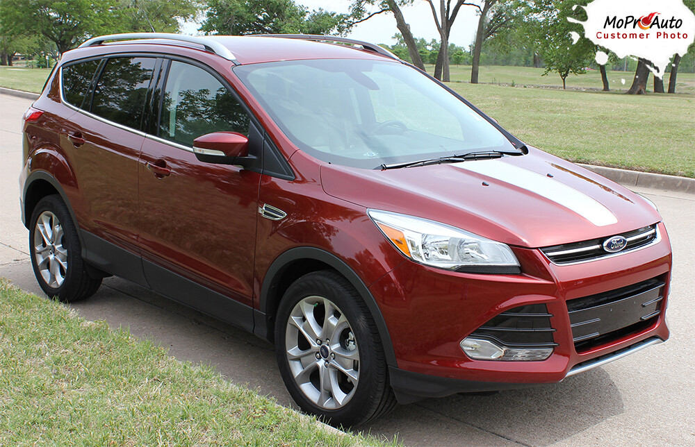 2013-2019 Ford Escape CAPTURE Hood Vinyl Graphics Stripes Decals FR78