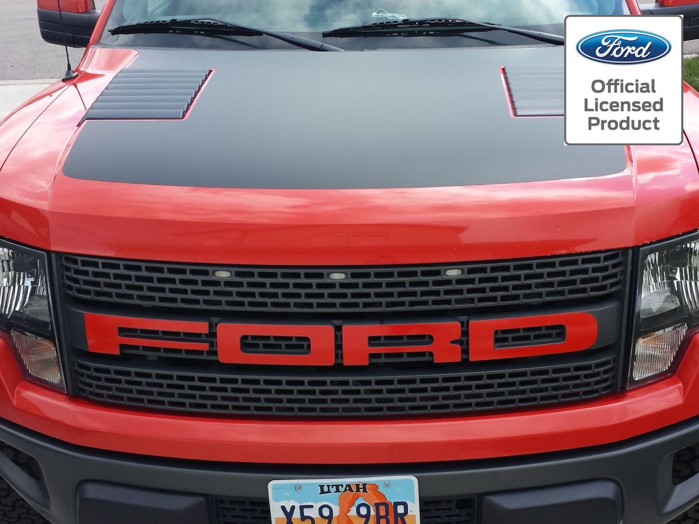 2010-20104 Ford Raptor Svt Grill Letter Vinyl Stickers Decals Letters Grille