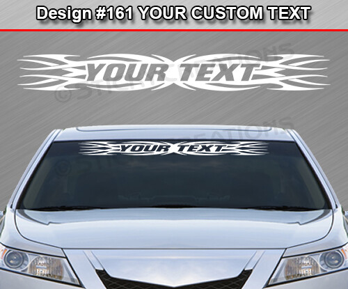 Design #161 Customized Decal Sticker Vinyl Graphic Windshield Window Tribal Car