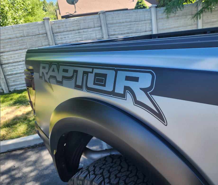 Ford F150 Raptor Side Bed Decals Rear Quarter Graphics Decals Both Sides