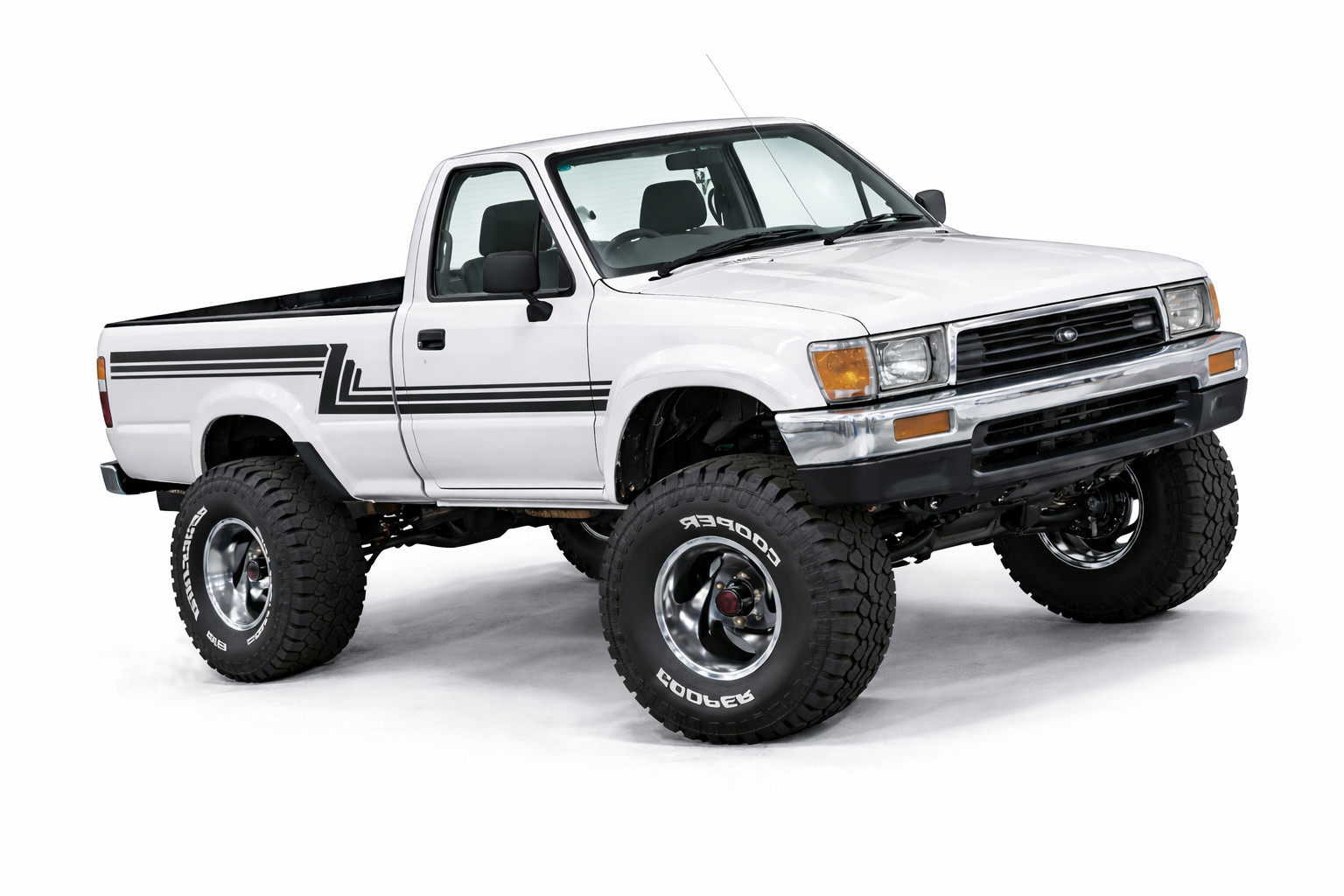 VINTAGE STYLE RETRO VINYL DECALS GRAPHICS FIT TOYOTA PICKUPS 89 to 94