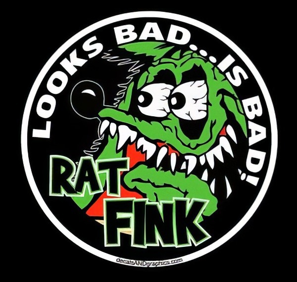 RAT FINK PARTS STICKER DECAL HOT ROD HIGH GLOSS