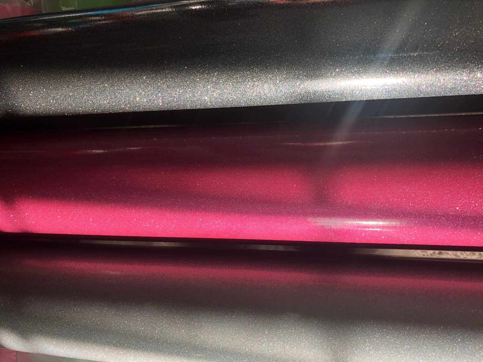 Hello Kitty with BOW Car Decal / Sticker Glitter Vinyl – Holographic – Oil Slick