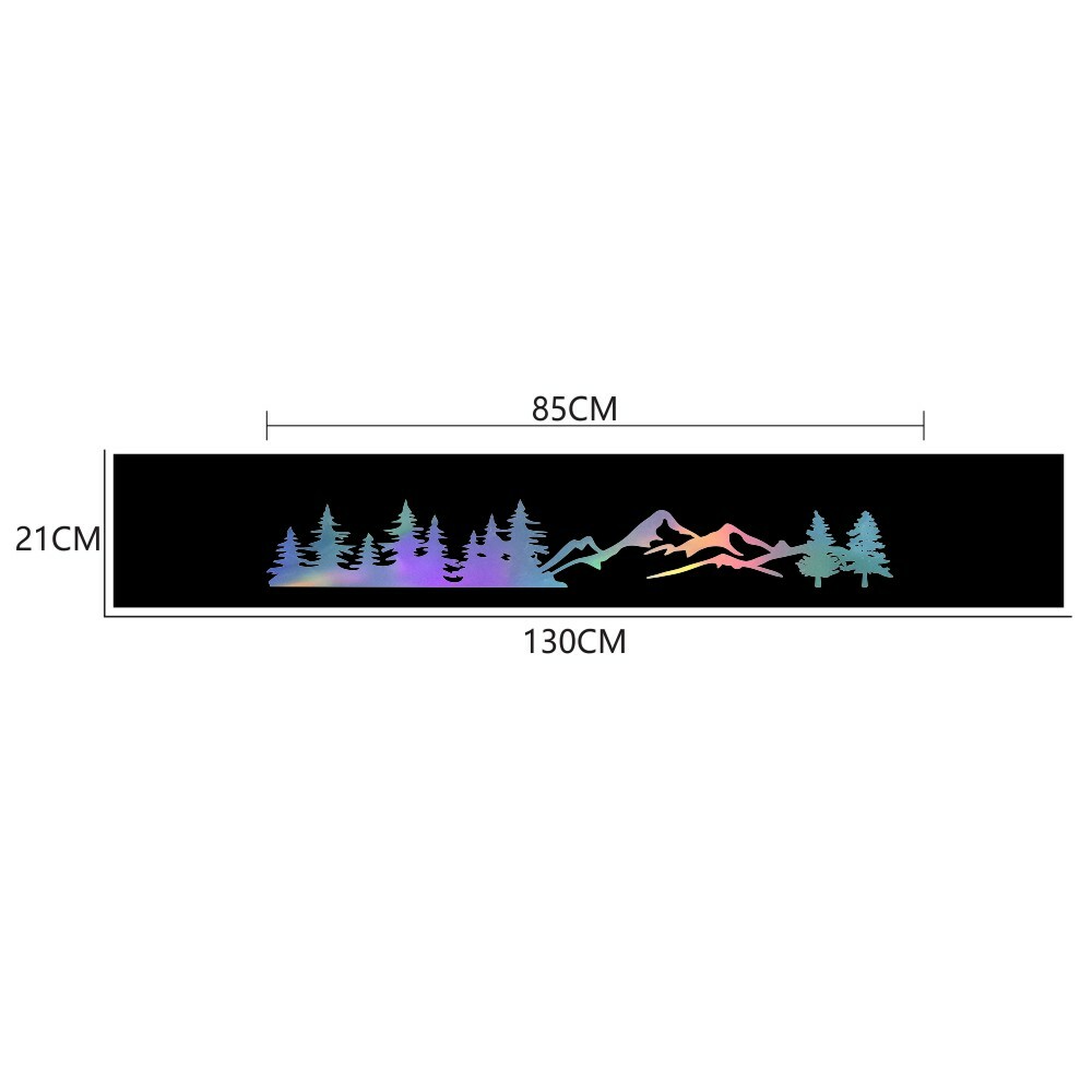 Front Windshield Decal Car Sticker Banner Laser Graphics Window Sun Visor Strip