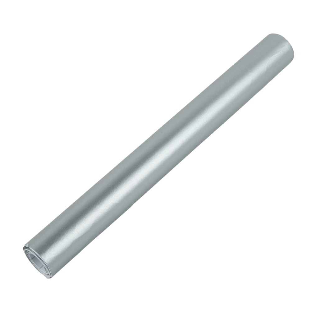 Car Satin Matte Chrome Metallic Silver Film Wrap Sticker Bubble Waterproof