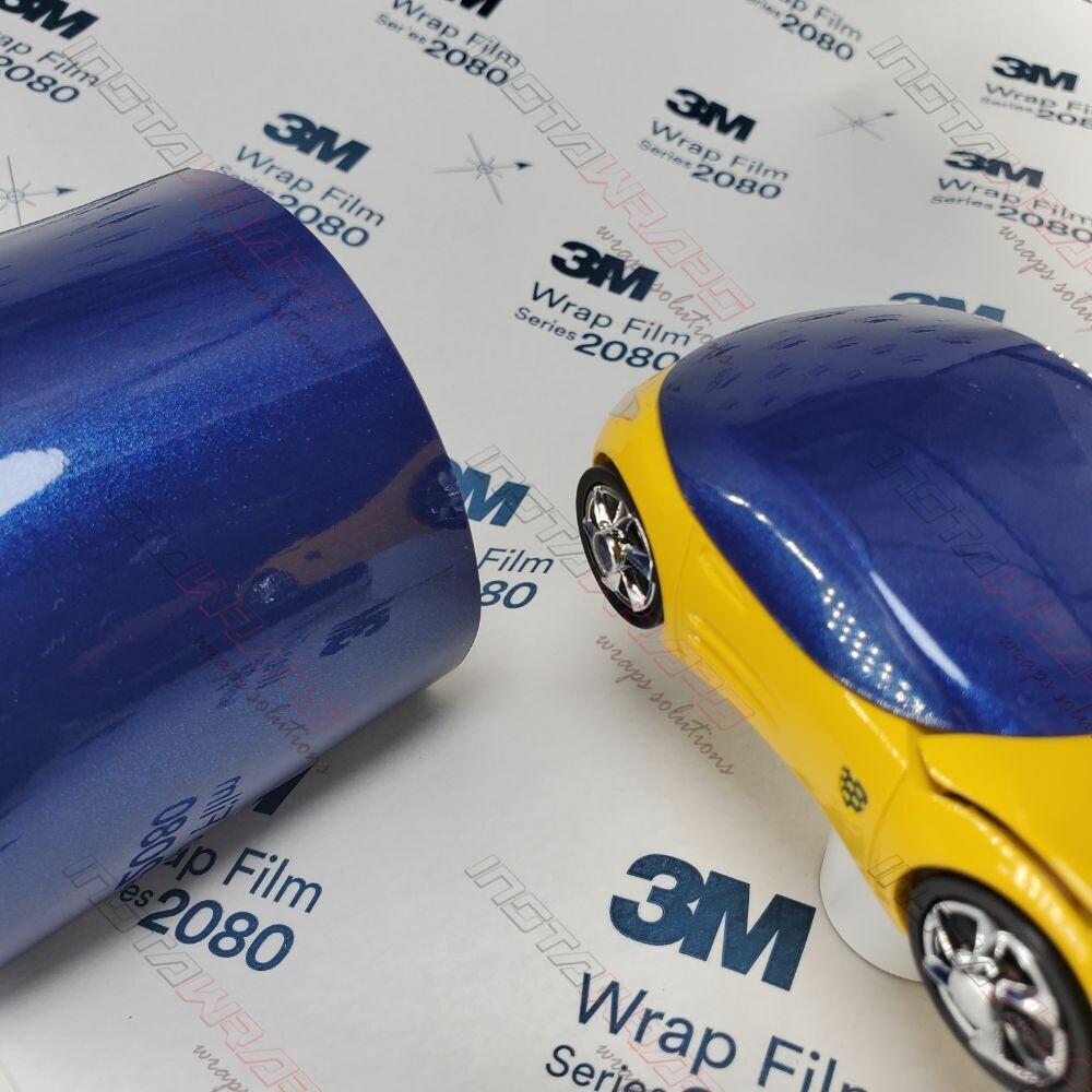 3M 1080 / 2080 Scotchprint Gloss Deep Blue Metallic Vinyl Car Wrap Film | G217