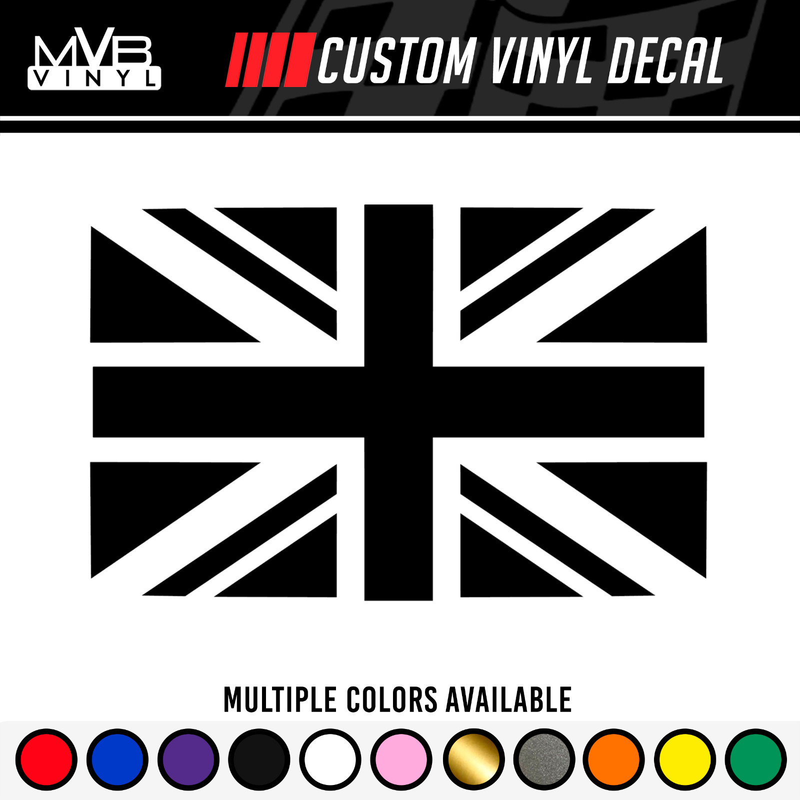 Union Jack Flag Vinyl Decal Sticker | UK United Kingdom 730