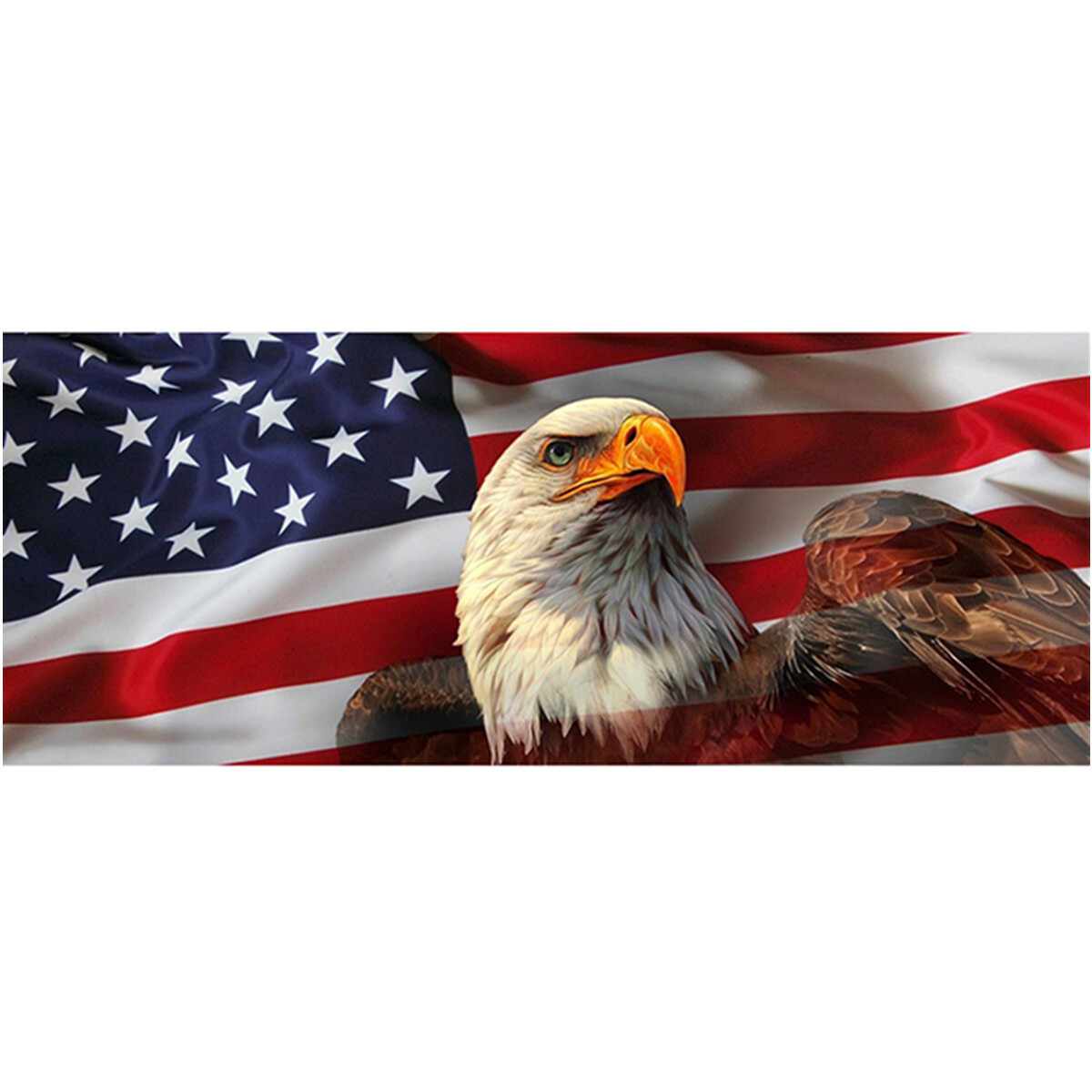 Car Sticker American Flag Decal Rear Window/Windshield Label Decor Trim Durable