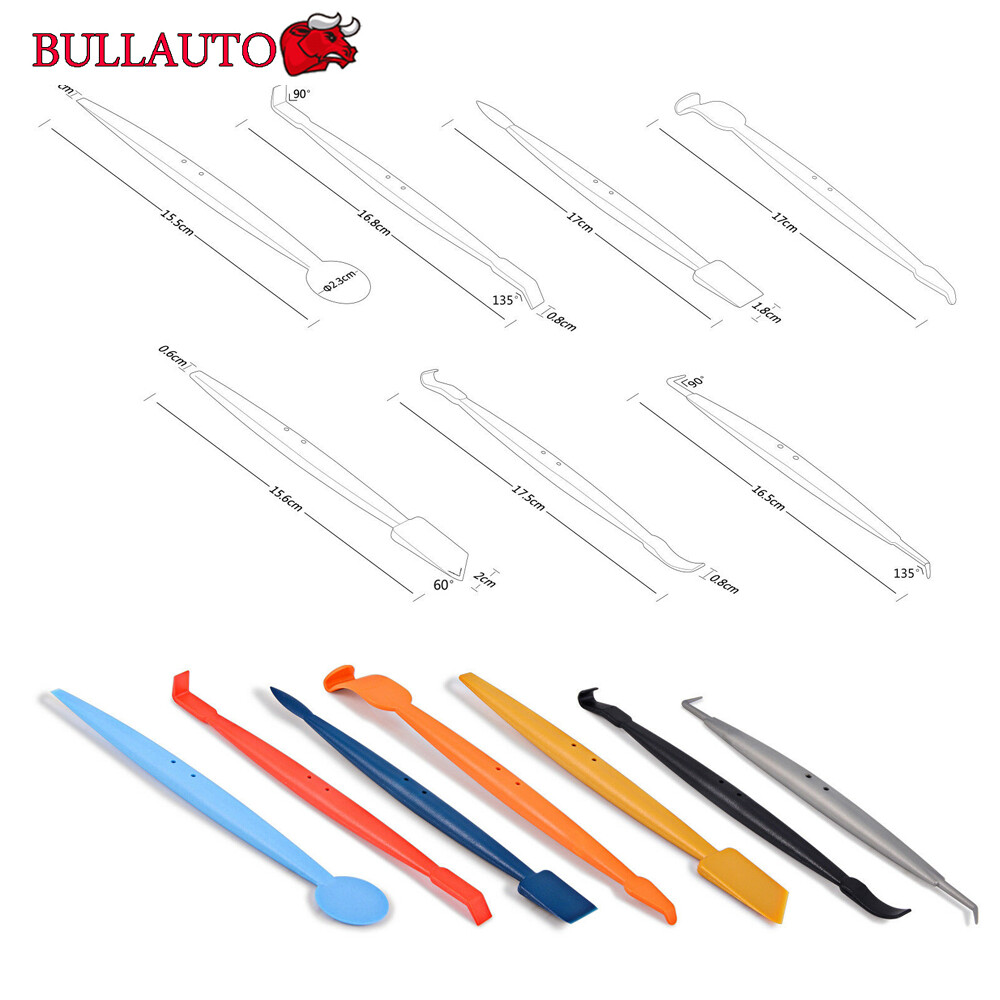 Vinyl Car Wrap Tools Kit Set Magnet Tucking Micro Squeegee Gasket Window Tint