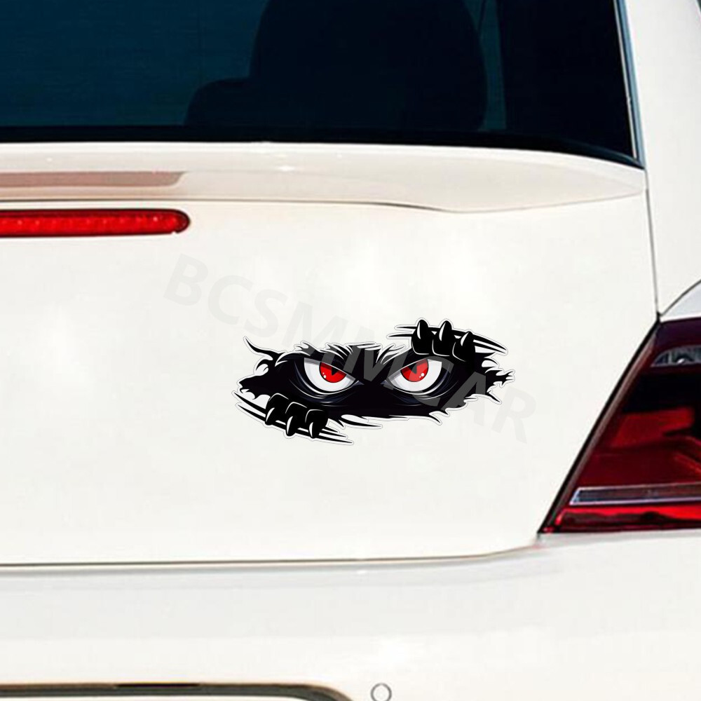 3X Car Trunk Tailgate Decal Dents Scratches Sticker Fade-resistant Waterproof
