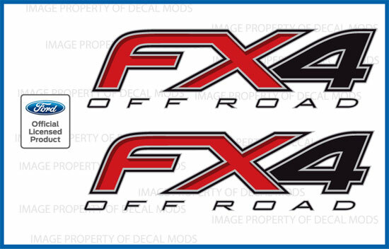 set of 2: 2012 Ford F150 FX4 OffRoad Decals Truck Stickers bed side fender FH4B0