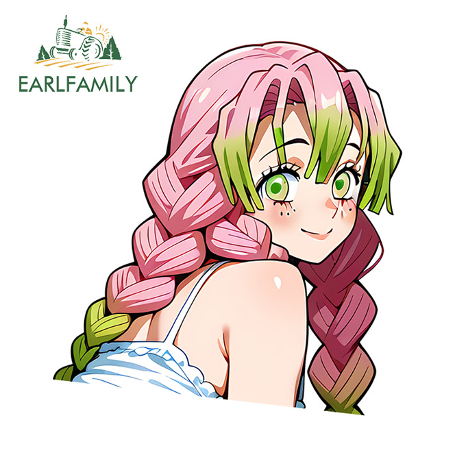 EARLFAMILY 5.1″ Kanroji Mitsuri Futa Anime Car Sticker Campervan Helmet Decal