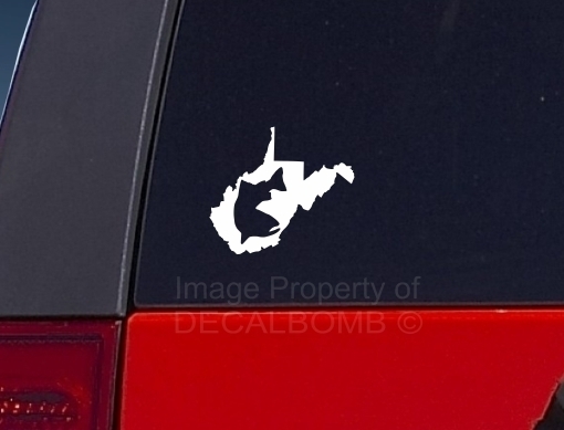 West Virginia Trout Fishing decal sticker fish boat state rod pole lure rzr wv