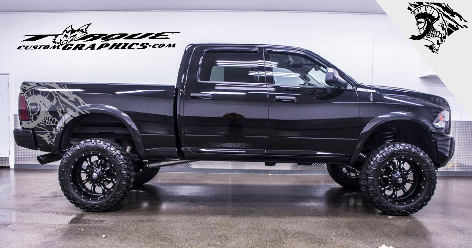 RAM DEEP Graphics-Vinyl Decal Sets for Dodge, Ram, Vehicles, Custom Graphics