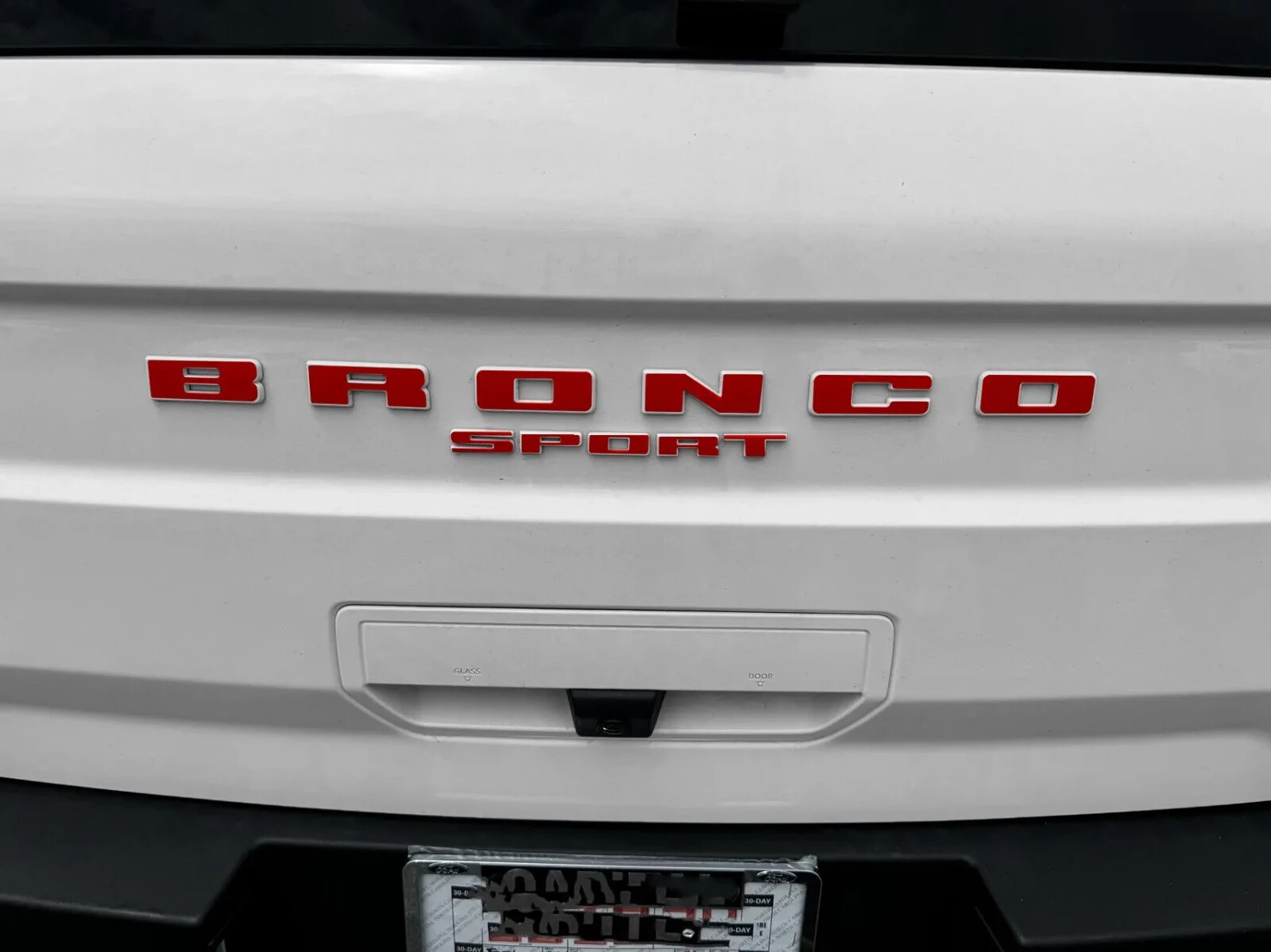 Bronco Grille Lettering Vinyl Wrap Inlay