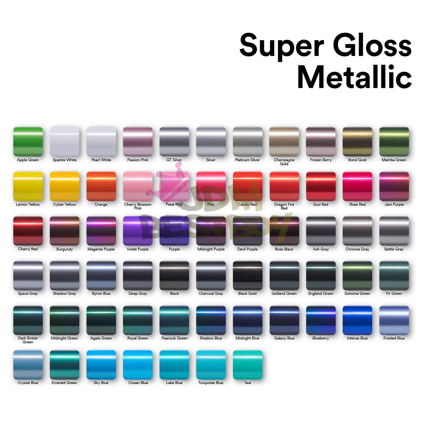 Premium Super Gloss Metallic Teal Vinyl Car Wrap Sticker Decal Sheet Film DIY