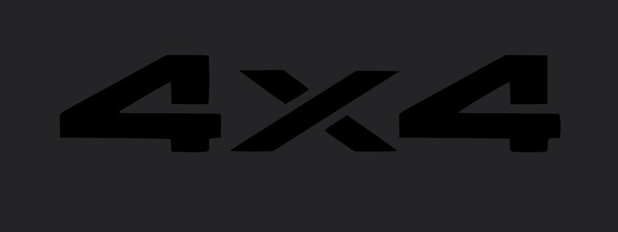 4X4 OFF ROAD Vinyl Decals. 4 by 4 Truck 4 x 4 4WD – Die Cut Sticker