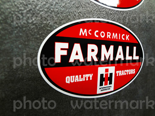 2pc IH McCormick Farmall INTERNATIONAL HARVESTER sticker decal Tractor Pick Size