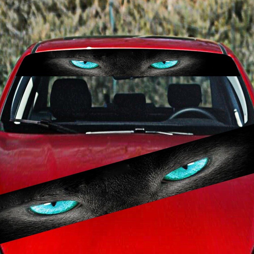 DIY Car Front Windshield Sticker Vinyl Decals Decoration Sunshade Stickers Trim