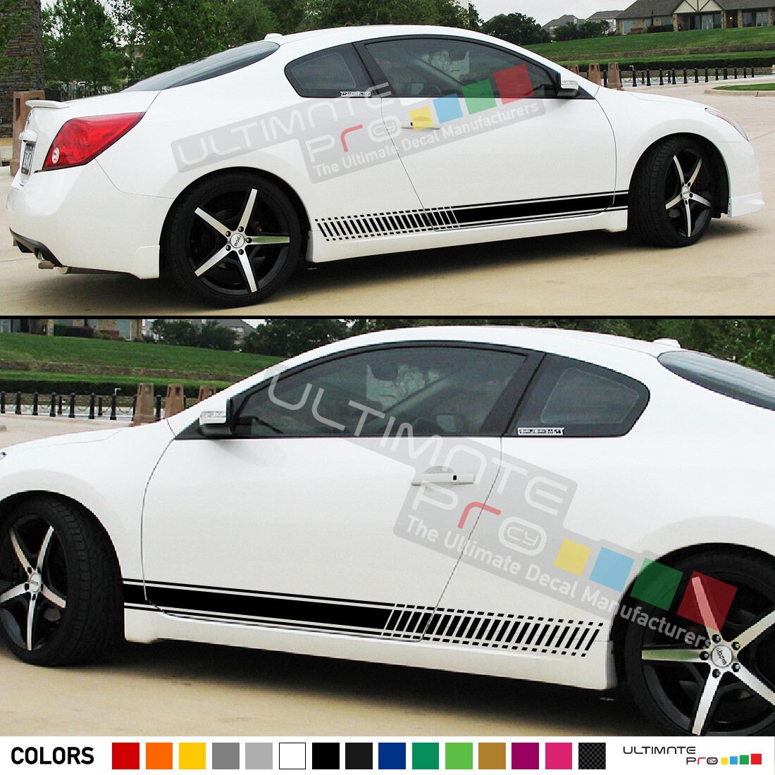 Stripe Decal for Nissan Altima S SV SL SR, SR VC–Turbo Midnight Stickers design