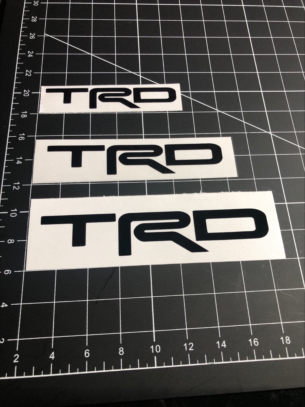 TRD Vinyl Decal for Toyota Truck Tacoma Tundra 4runner Camry Rav4 Window Sticker