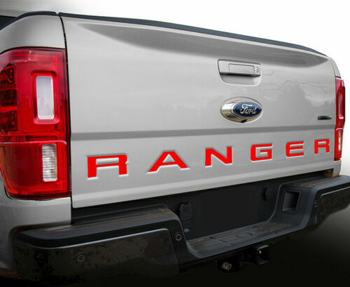 Tailgate Insert Decals Red Letters Stickers for Ford Ranger 2019 – 2023 New